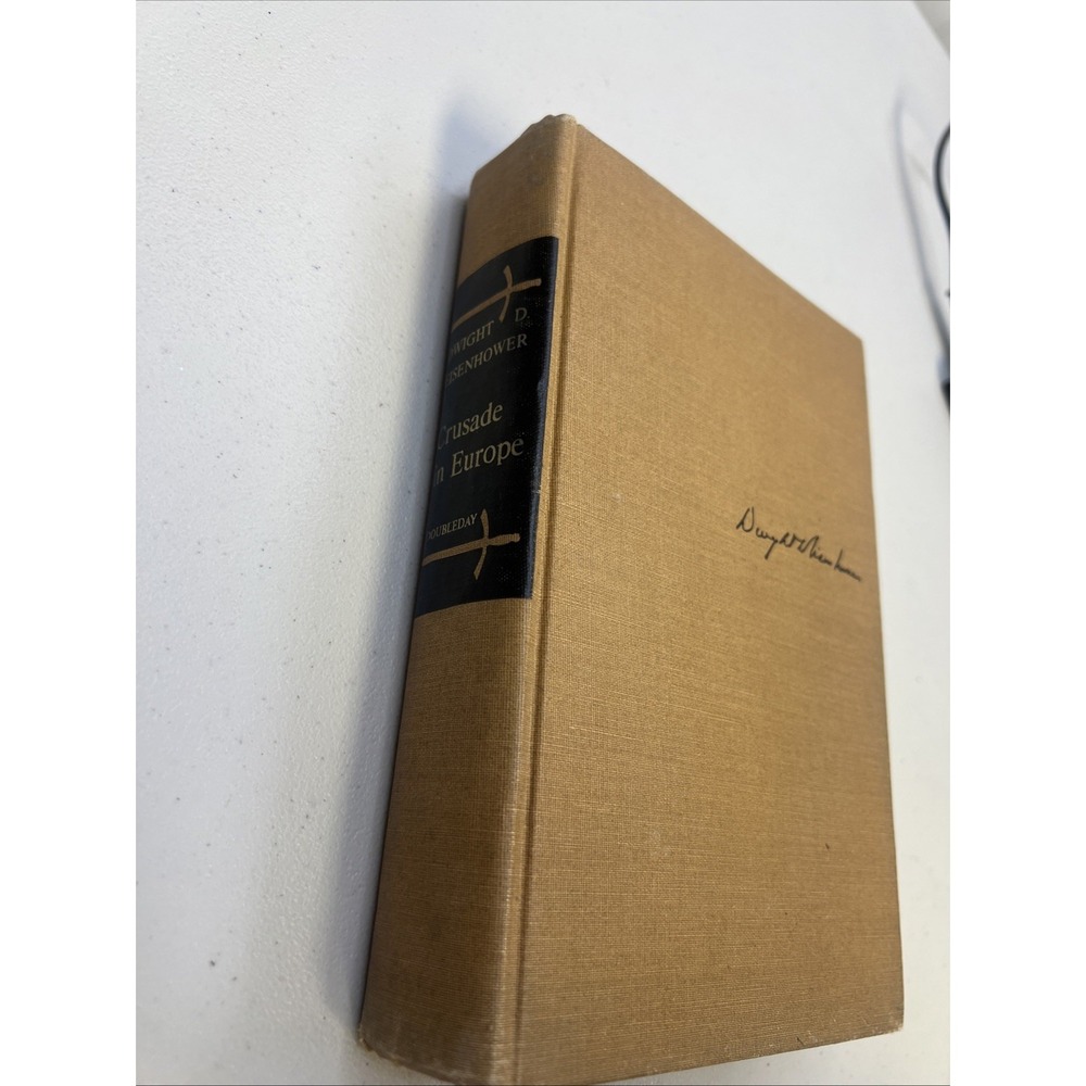 Crusade in Europe by Dwight D. Eisenhower 1948 Hardcover First Edition Vintage - Picture 2 of 12